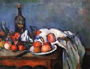 Still Life with Onions Paul Cezanne